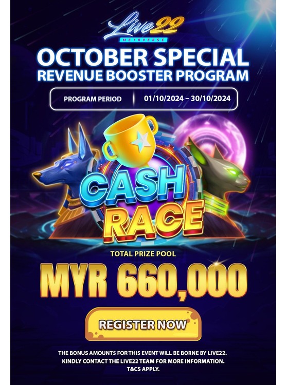 Live22 Cash Race